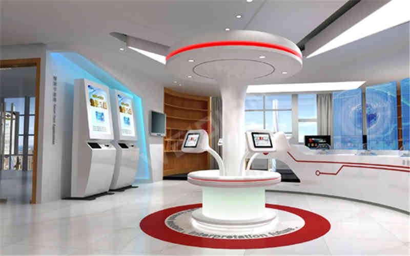 華大集成企業廣州展廳設計公司