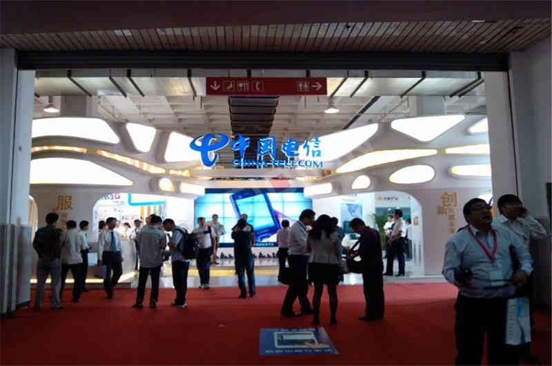 中國電信廣州展臺(tái)設(shè)計(jì)搭建
