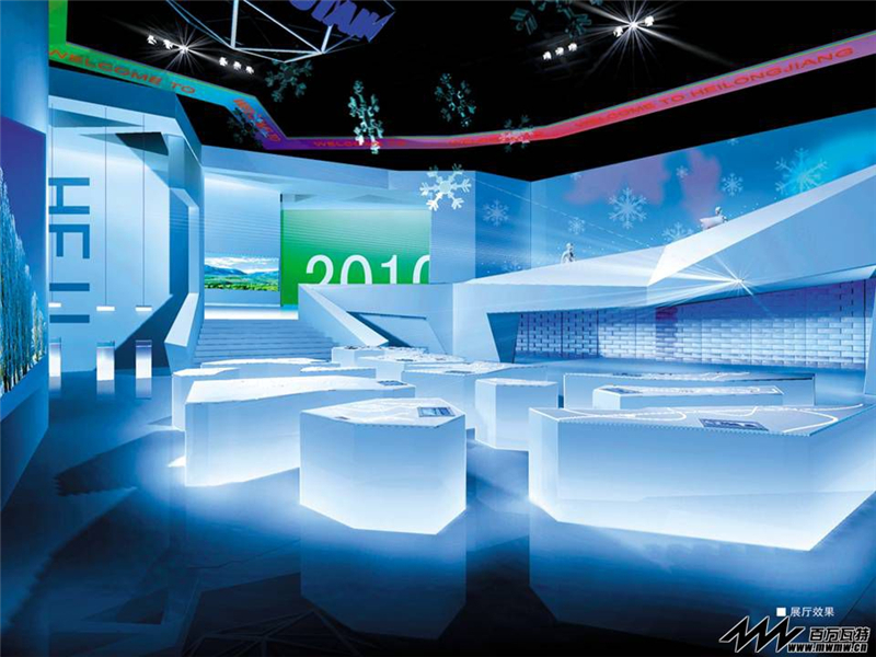 北京科諾偉業科技股份有限公司參展廣州新國際博覽中心展覽設計展臺搭建4